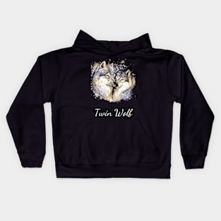 Twin Wolf Kids Hoodie